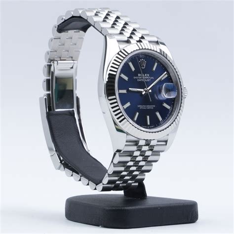 bracciale jubilee rolex datejust 41|rolex datejust 41mm blue dial.